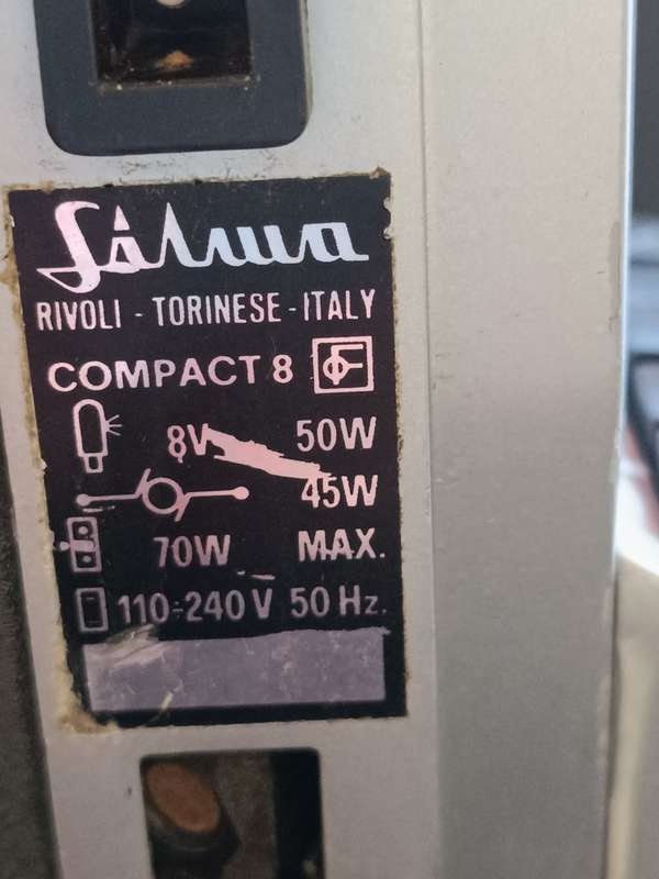 Silwa Compact 8 Vintage Projector(selling as is)
