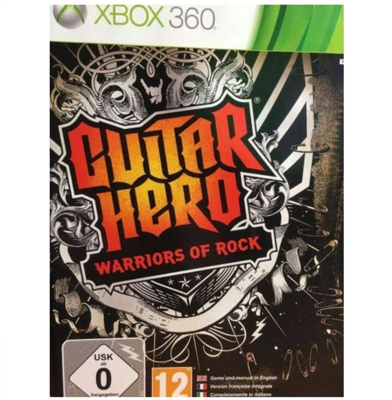 Xbox 360 Guitar Hero Warriors of Rock