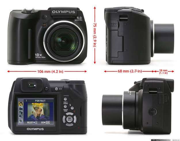 Olympus SP-500UZ - 6MP - 10x Zoom - Digital Camera