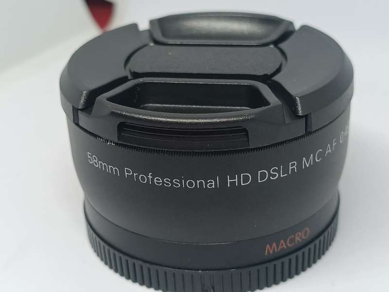 58mm Professional HD DSLR MC AF 0.45X WIDE ANGLE W/MACRO JAPAN OPTICS
