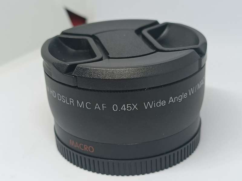58mm Professional HD DSLR MC AF 0.45X WIDE ANGLE W/MACRO JAPAN OPTICS