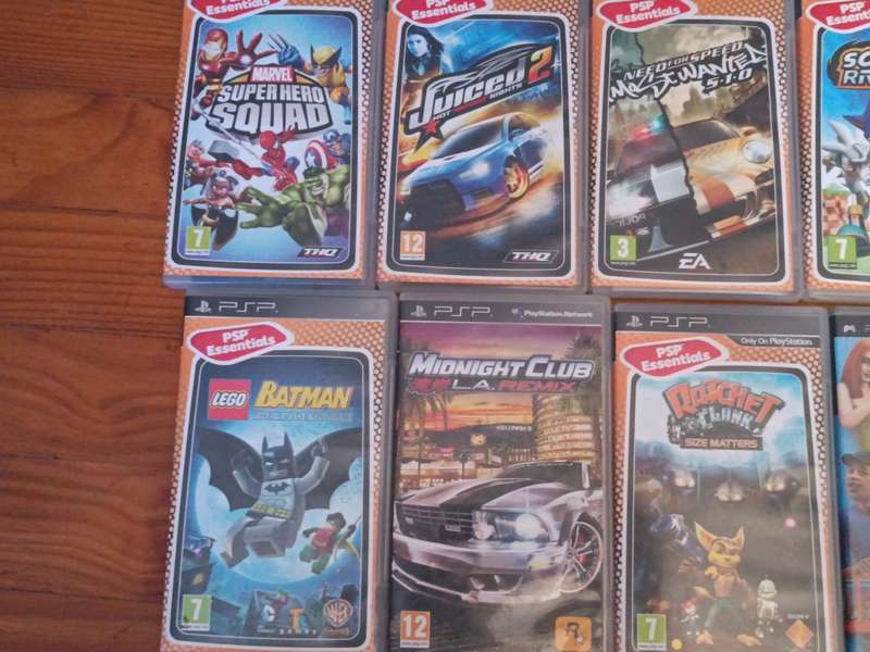 PSP Console E1004 + 21 Games ***AWESOME BUNDLE***!!!