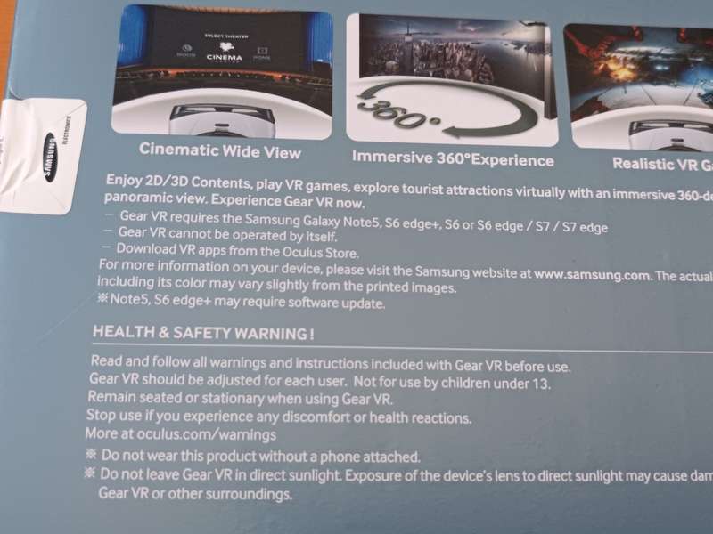 Samsung VR Gear Oculus