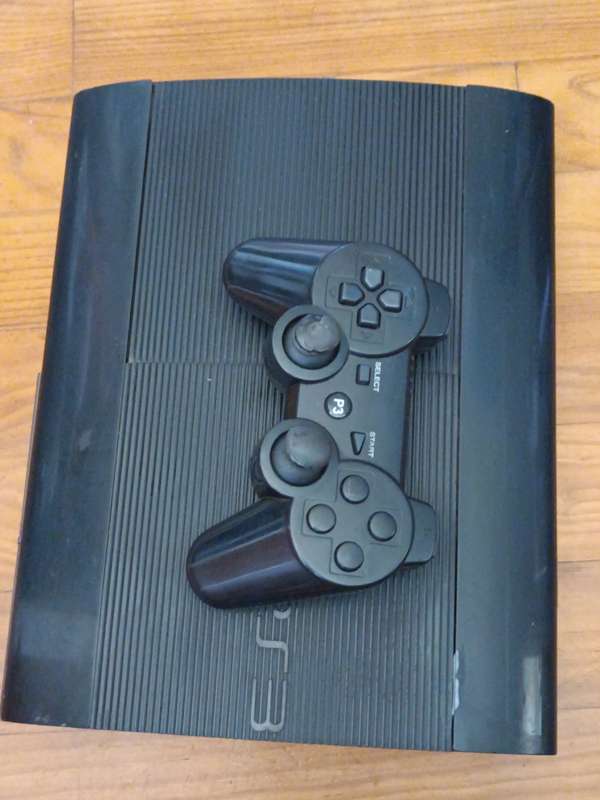 Sony PlayStation 3 superslim Console 12GB (suggest getting a new controller)