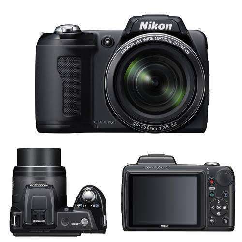 Nikon Coolpix L110 - 12.1MP - 15x Zoom - Digital Camera