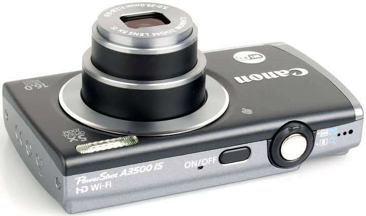 Canon POWERSHOT A3500 IS - 16MP - 5x Zoom - Digital Wifi Camera