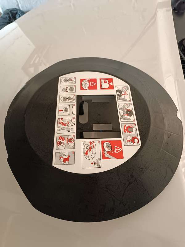 2013/2019 Renault Clio spare wheel cover