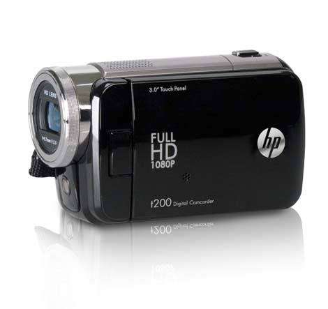HP T200 - HD Camcorder - 5MP - 16x Digital Zoom