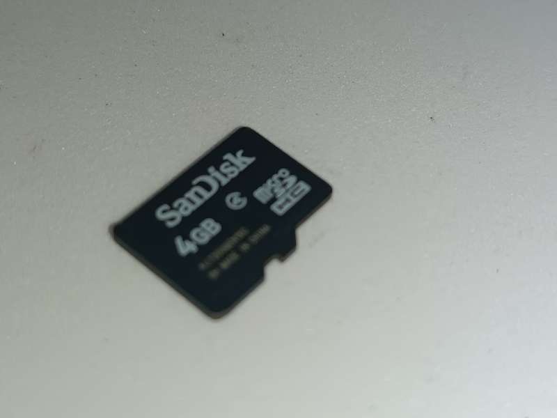 SanDisk Micro SDHC card 4GB