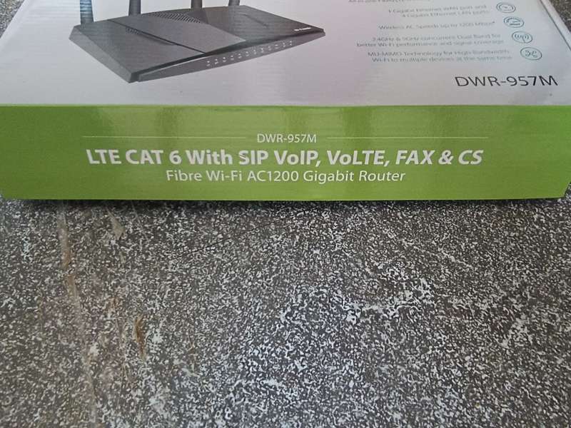 D-Link LTE CAT6 DWR-957M Telkom Router