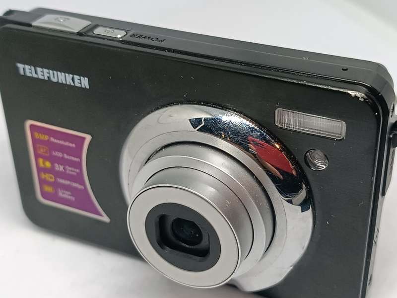 Telefunken Camera 8MP TDSO-8MPB - 8MP - 3x Zoom - Digital Camera