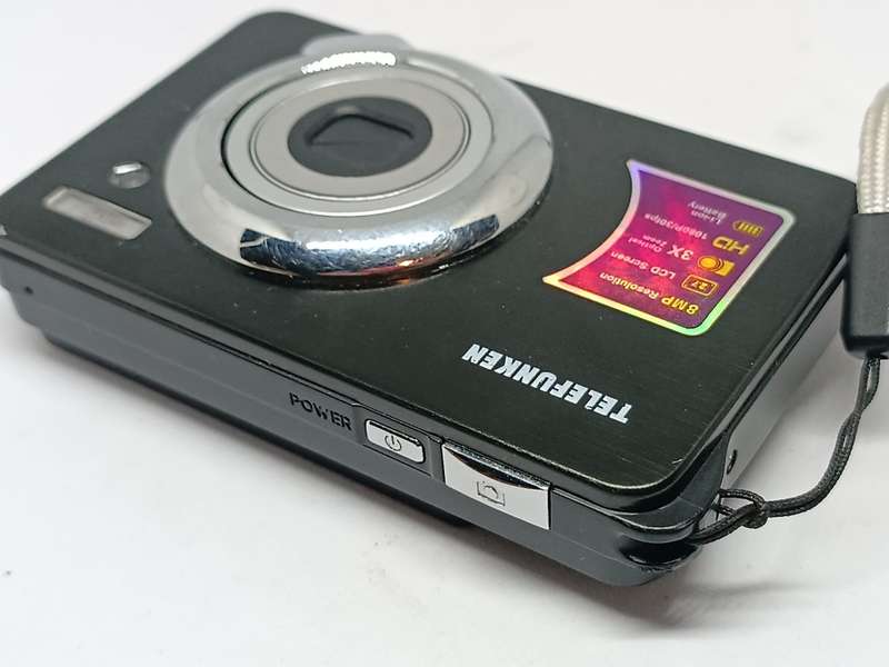 Telefunken Camera 8MP TDSO-8MPB - 8MP - 3x Zoom - Digital Camera