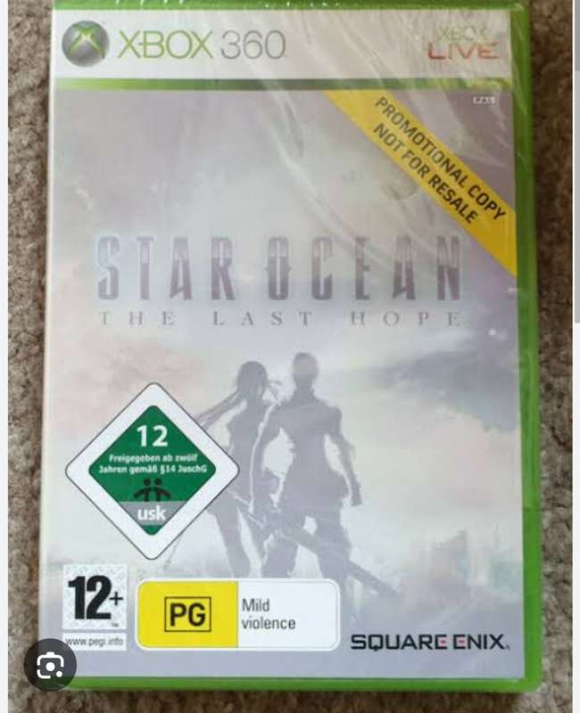 Xbox 360 Star Ocean The Last Hope Promotional Disc