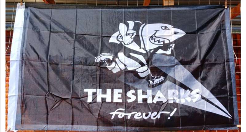 Sharks Polyester Flag/Banner (2000x1000mm)
