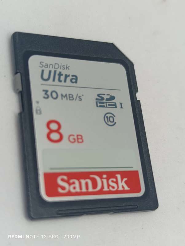 SanDisk Ultra 30mb/s 8GB SDHC