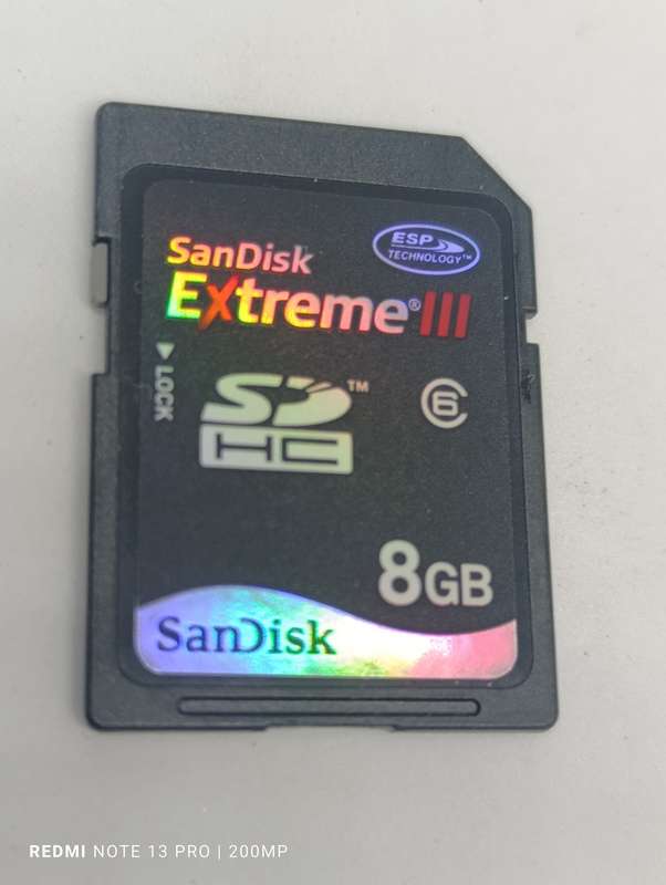 SanDisk Extreme SDHC 8GB