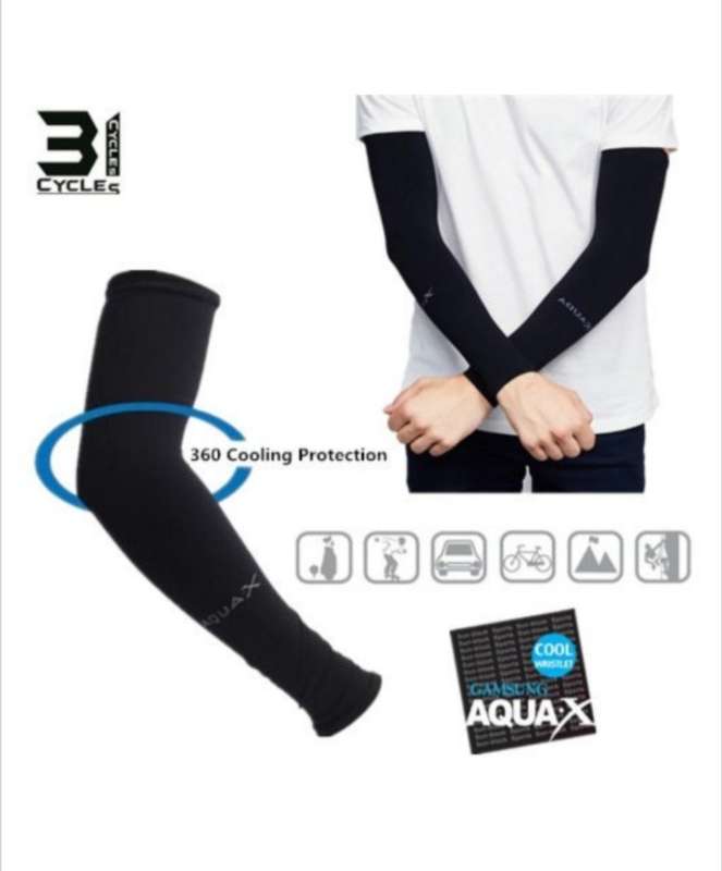 Aqua X-Cool Sleeves (White)