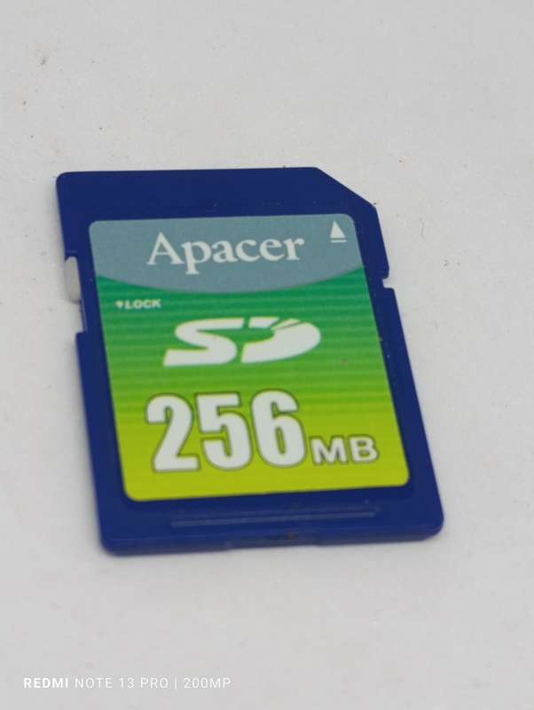 Apacer 256MB SD Card