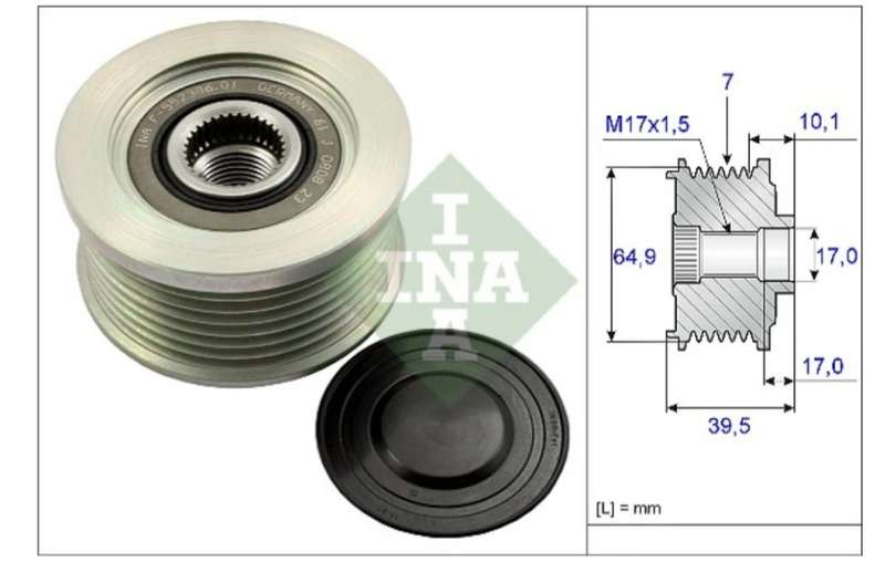 Free Wheel Clutch Pulley 535 0177 10
