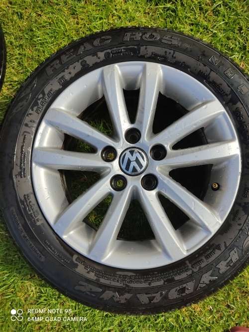 VW POLO VIVO MAGS & TYRES X 4