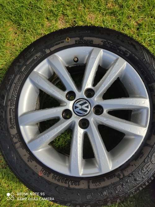 VW POLO VIVO MAGS & TYRES X 4