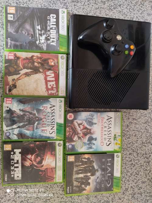 XBOX 360 SLIM + GAMES