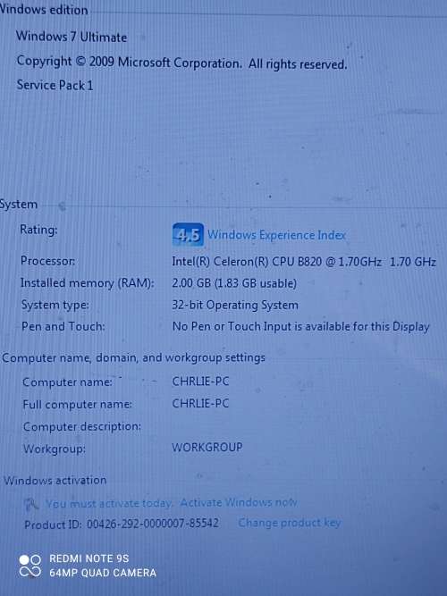 Acer laptop (please read)