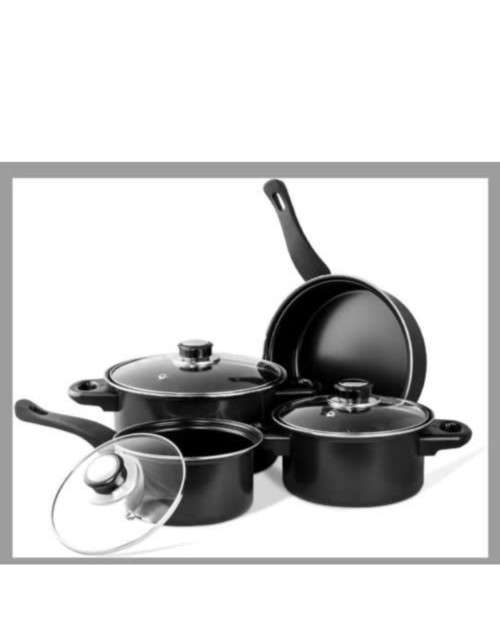 NON STICK COOKWARE SET 7PC
