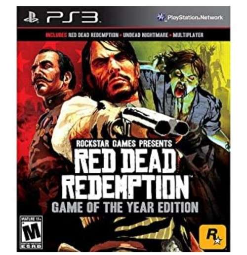 PS3 Red dead redemption Game of the year