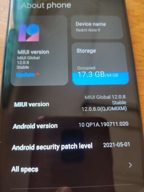 Xiaomi Redmi Note 9 Dual sim