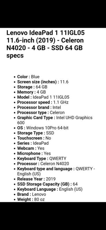 LENOVO LAPTOP
