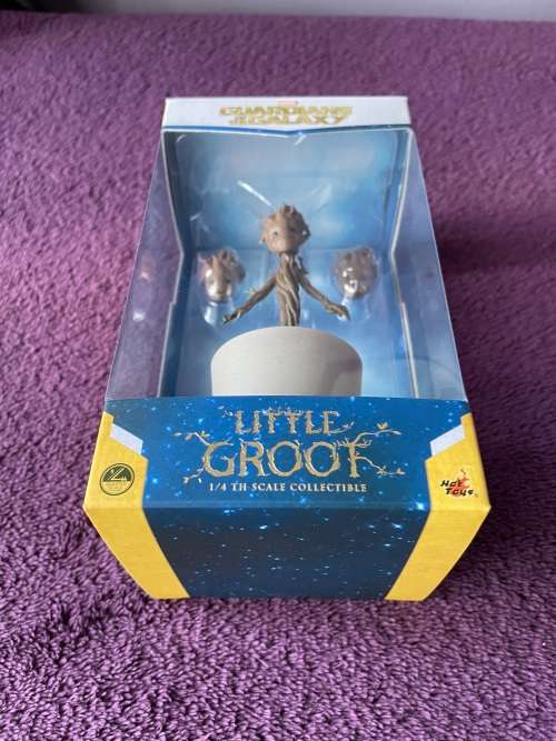 Hot Toys Guardians of the Galaxy Little Groot 1/4th Scale Collectible New Unopened