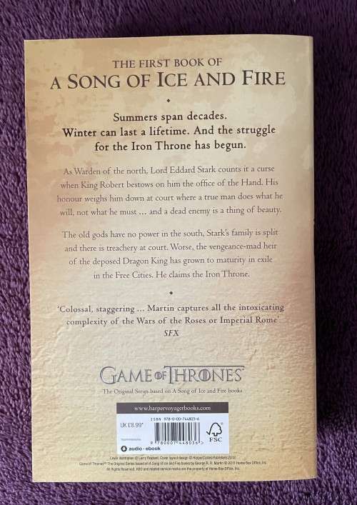 A Game of Thrones - George R.R. Martin - (A Song of Ice and Fire, Book 1) Paperback