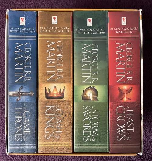 A Song of Ice and Fire, Books 1 - 4 by George R.R. Martin (Paperback)