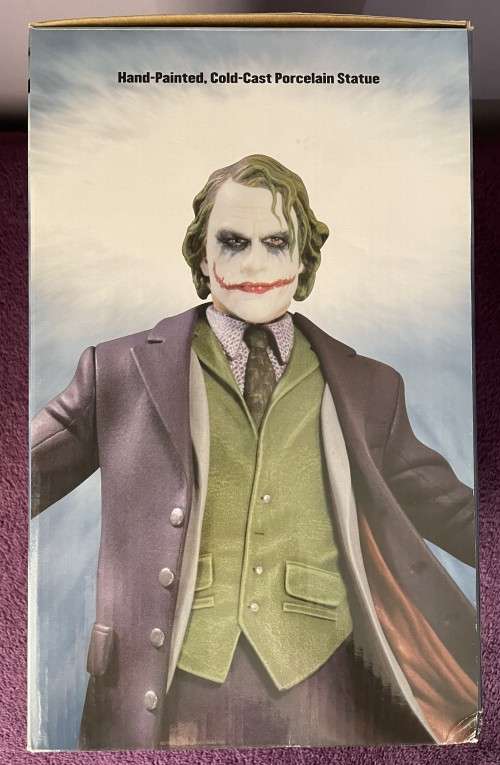 Heath Ledger Joker Statue Dark Knight sculpted by Kolby Jukes DC Direct Limited Edition 4918/6000