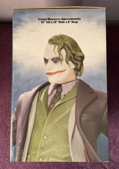 Heath Ledger Joker Statue Dark Knight sculpted by Kolby Jukes DC Direct Limited Edition 4918/6000