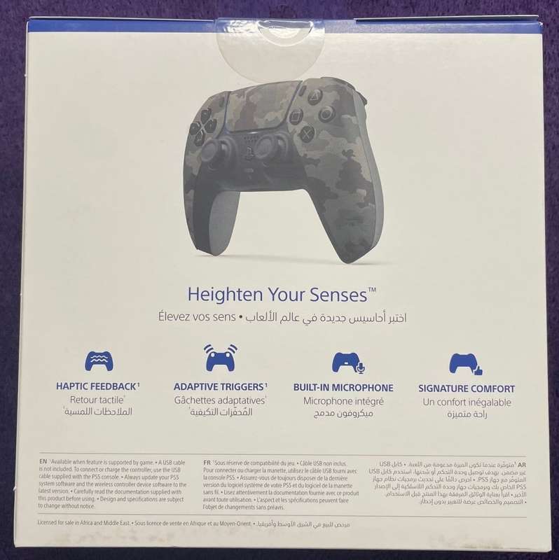 Playstation 5 DualSense Grey Camouflage