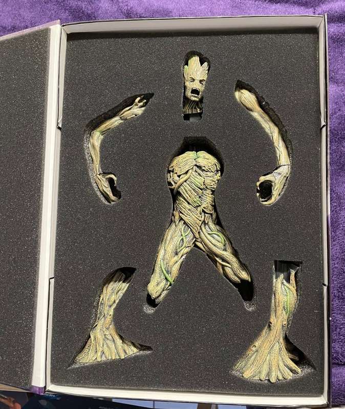 Guardians of the Galaxy Groot with Rocket Racoon Action Hero Model 1:9 Dragon