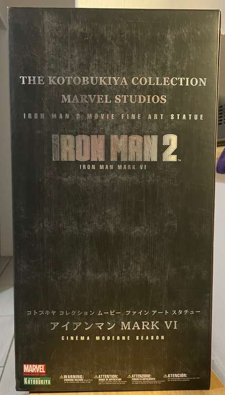 Kotobukiya Iron Man 2: Iron Man Mark VI Fine Art Statue - - 1081/2500 Limited