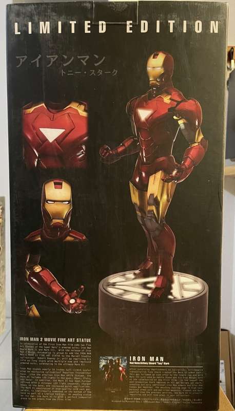 Kotobukiya Iron Man 2: Iron Man Mark VI Fine Art Statue - - 1081/2500 Limited