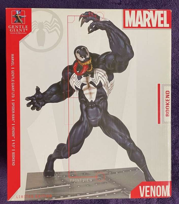 Gentle Giant Studios Venom Bookend Statue Marvel - - 87/450 Limited