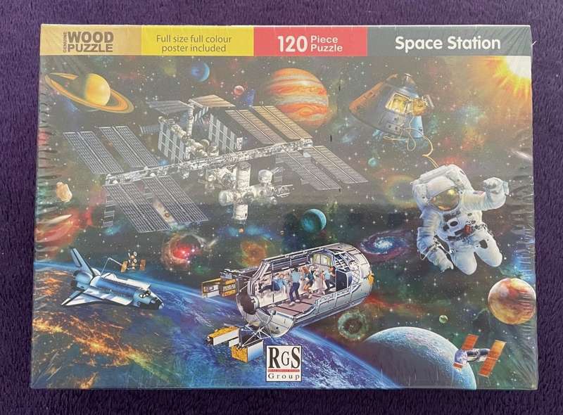 Wood Puzzle - 120pc - Space Station