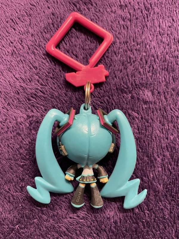 Hatsune Miku Hangers Keychain Figure - - Angry