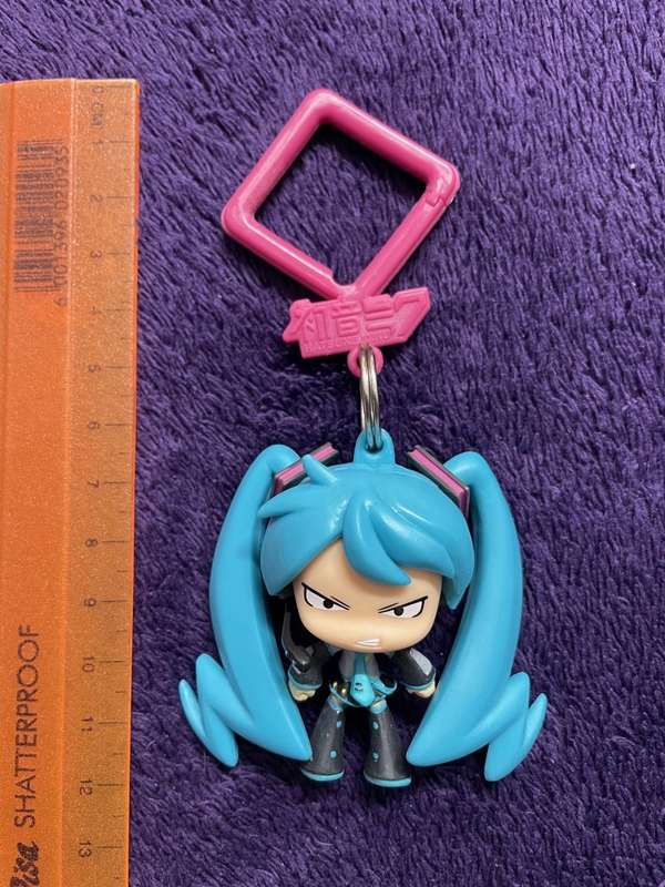 Hatsune Miku Hangers Keychain Figure - - Angry