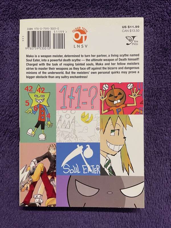 Soul Eater Volume 1 Manga - Paperback