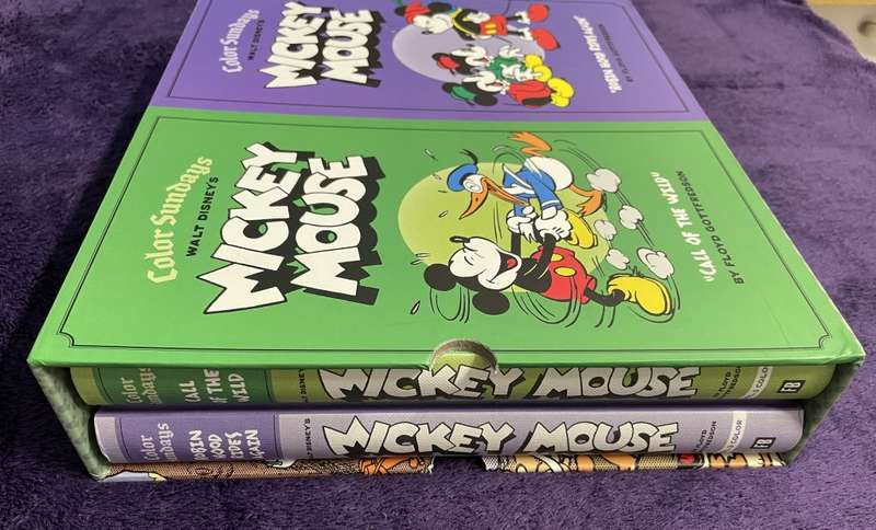 Walt Disney`s Mickey Mouse Color Sundays: Volume 1 and 2 (Hardcover) - Floyd Gottfredson