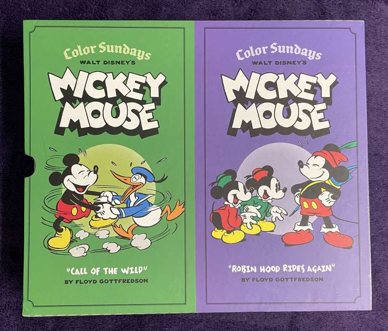 Walt Disney`s Mickey Mouse Color Sundays: Volume 1 and 2 (Hardcover) - Floyd Gottfredson