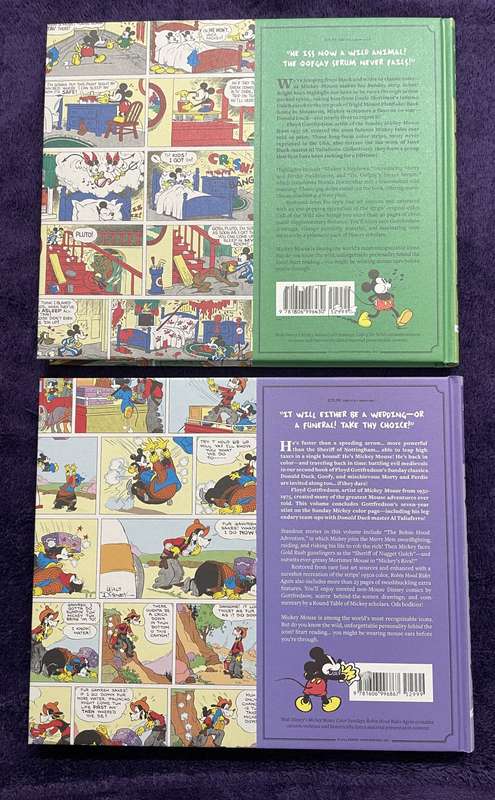 Walt Disney`s Mickey Mouse Color Sundays: Volume 1 and 2 (Hardcover) - Floyd Gottfredson