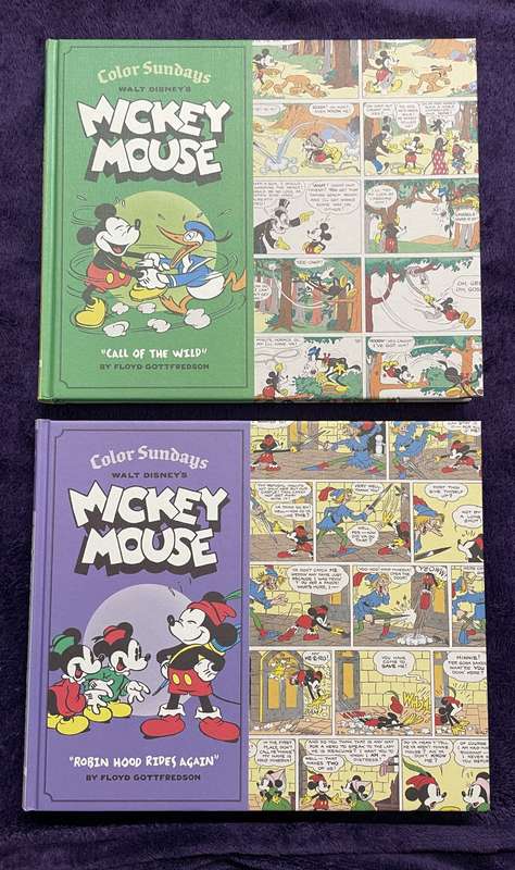 Walt Disney`s Mickey Mouse Color Sundays: Volume 1 and 2 (Hardcover) - Floyd Gottfredson