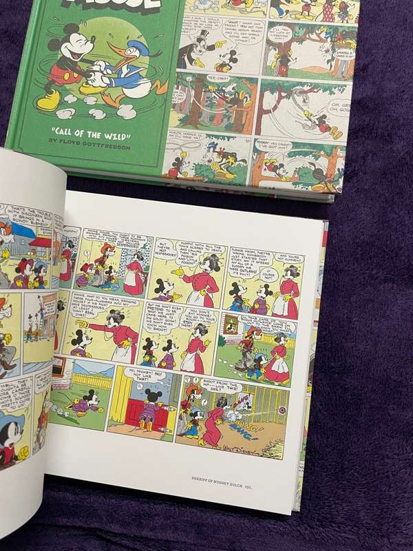 Walt Disney`s Mickey Mouse Color Sundays: Volume 1 and 2 (Hardcover) - Floyd Gottfredson